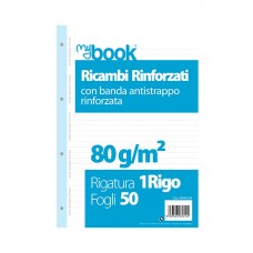 RICAMBIO RINFORZATO A4 80GR 50FF 1R